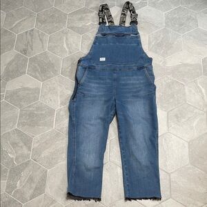 Ripton & Co Women’s Performance Denim Overalls | Camo Straps l Large